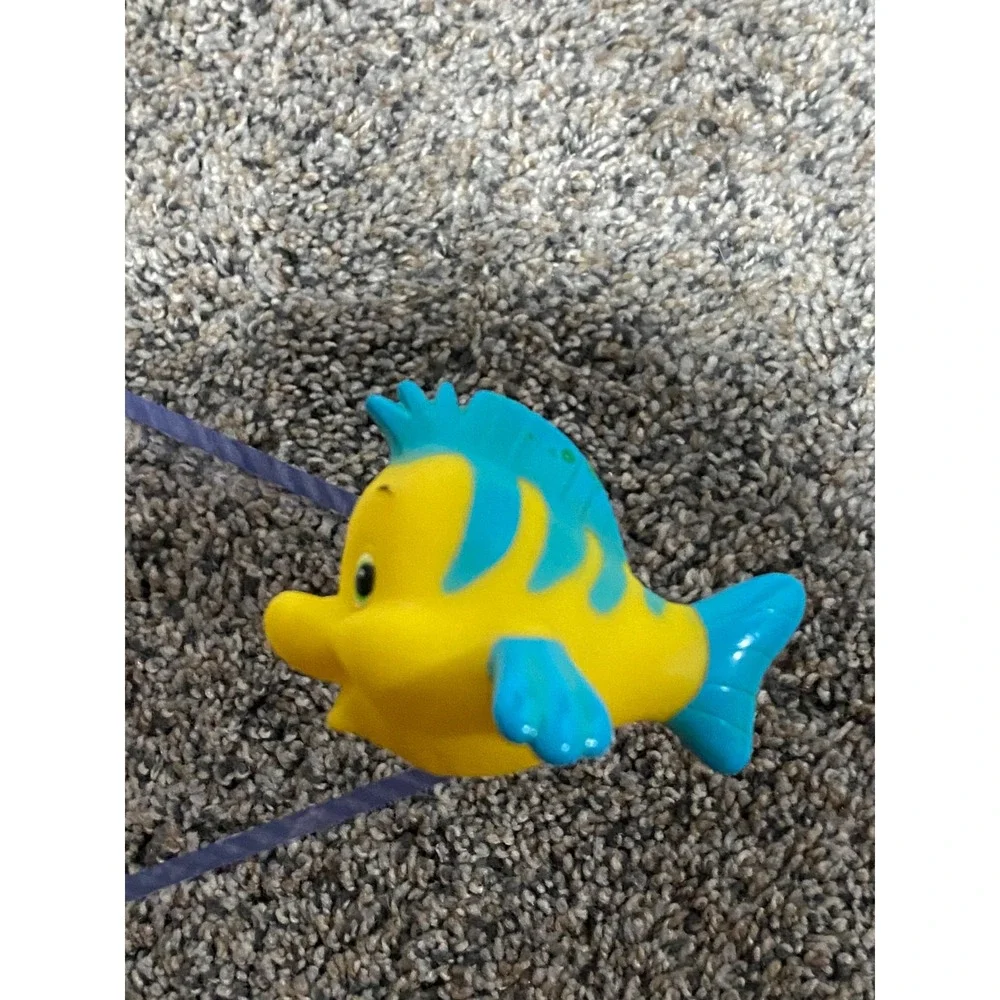 Figure Flounder Disney Unisex Yellow Good Little Mermaid Toy OS